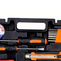 Ensemble d'outils à main professionnels pour la maison, 22 pièces, kit de réparation multifonctionnel avec marteau, clé à molette, pinces, tournevis dans un étui portable