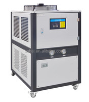 Unité de refroidissement d'eau automatique à air refroidi de 10 à 25 CV avec condenseur à calandre tubulaire, pompe, économie d'énergie et haute précision, portable