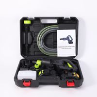Kit d'outils de nettoyage pistolet de lavage de voiture à écran Lcd 3 vitesses Portable sans fil 21V pistolet à eau de pulvérisation Mini machine à laver de voiture à main