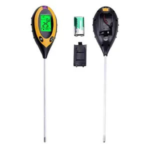 New Multifunctional Soil PH Temperature Humidity Tester Meter Light Four-in-one Soil PH Meter