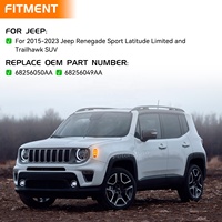 Nouveau chaud pour Jeep Renegade BU Latitude Trailhawk LED feux de signalisation non séquentiels avant côté marqueur indicateur clignotant réflecteur Li