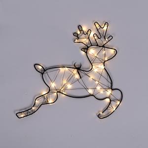 RENOS DE LUZ LED CON 60 LUZES BLANCO CALIENTE 29X27CM - Product Image 1