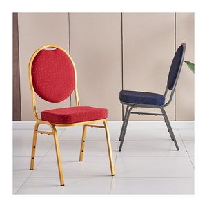 Commercio all'ingrosso banchetto sedie rosso tessuto morbido cuscini eventi matrimoni cene sedie Hotel - Product Image 3