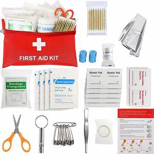 Kit de Supervivencia Rojo para Exteriores al Mejor Precio, Impermeable, Capacidad de 3L, Kit/Bolsa de Supervivencia de Emergencia Resistente para Viajes Familiares y Senderismo - Product Image 2