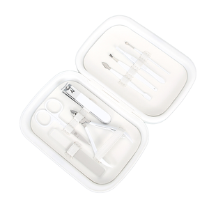 Portable Custom Logo 8pcs Pedicure Set Luxury Stainless Steel <b>Nail</b> Clippers Care Tool <b>Kit</b> Box Personal Care <b>Nail</b> Art Use - Product Image 1