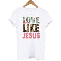 Transferts thermocollants religieux pour vêtements : Patchs personnalisés Jésus à repasser, impressions sérigraphiées pour T-shirts
