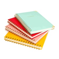 Carnet de suivi d'entraînement en cuir PU de haute qualité avec spirale, journal d'exercices de fitness, journal d'entraînement en PVC/PP pour le suivi quotidien des entraînements