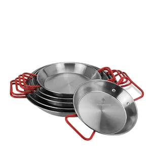 Hoge kwaliteit fabriek prijs rvs koken pot paella pan