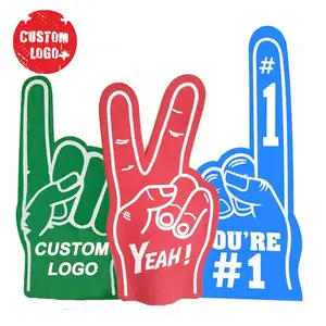 New Cheering Foam Pompom For Sports Customized Sport Cheering EVA Foam Hands Gloves Foam Hand Finger