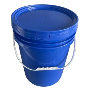 Bán Sỉ 5 gallon xây dựng gói Xô Nhựa thùng trong màu xanh