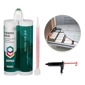 Adhésif de liaison en polyuréthane conducteur thermique Sepna <span class=keywords><strong>2K</strong></span> pour <span class=keywords><strong>module</strong></span> de cellule de batterie nouvelle énergie de voiture EV cellule de batterie Nev innovante - Product Image 4