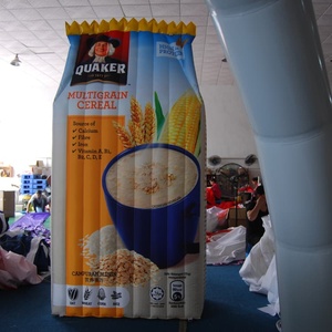 Réplica Gigante Personalizada de Bolsa de Cereal Multigrano Inflable, Modelo de Empaque de Alimentos Inflable Grande para Promoción de Marca y Exhibición en Minoristas - Product Image 1