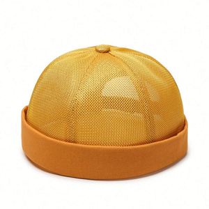 Gorro de malla sin visera para hombre, estilo marinero, moderno, para exteriores, hip-hop, ideal para deportes de verano, playa y parques. - Product Image 4