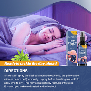 Bantal rami organik 100ml semprot meringankan otot dan Jointst Iffness membantu untuk tertidur lebih cepat bantal Lavender semprotan kabut - Product Image 6