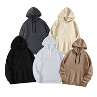 Sudaderas con Capucha de Alta Calidad para Hombre, Unisex, Estilo Urbano, Venta al por Mayor, Logotipo Bordado Personalizado, Bolsillo Sólido, Antipilling