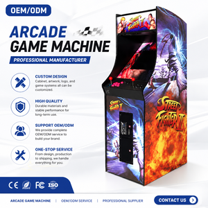Máquina Arcade Comercial Vertical para 2 Jugadores, Operada con Monedas, con Diseño de Street Fighter, Videojuego Retro, 6000 Juegos, Gabinete <span class=keywords><strong>Pandora</strong></span> Box - Product Image 1
