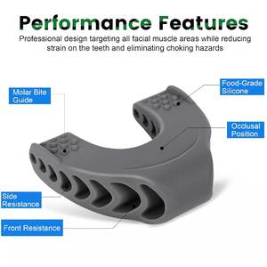 Silicona mandíbula tóner tabletas cara cuello Shaper fortalecedor línea goma de mascar - Product Image 2