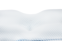 Oreiller en mousse à mémoire de forme de contour de papillon dormeur latéral oreiller de soutien cervical de sommeil ergonomique orthopédique oreiller de lit personnalisé en gros