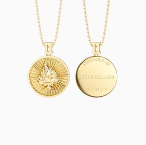 Loveher bijoux en laiton terre promise feu fondu buisson brûlant pièce médaillon collier Offre Spéciale pièce romaine pendentif pour hommes garçon - Product Image 4