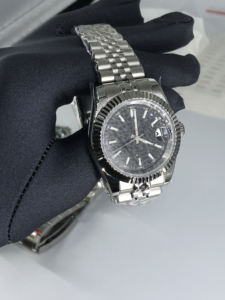 NH35 <span class=keywords><strong>Montre</strong></span> en acier inoxydable 36mm/39mm LOGO personnalisé Mouvement automatique Bleu, Gris, <span class=keywords><strong>Cadran</strong></span> argenté <span class=keywords><strong>Montre</strong></span> pour <span class=keywords><strong>homme</strong></span> d'affaires étanche - Product Image 5