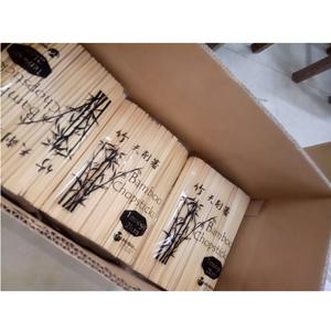 ตะเกียบไม้ไผ่แบบใช้แล้วทิ้งผลิตในเวียดนามพร้อมกระดาษโลโก้จำนวนมาก - Product Image 1