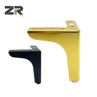 ZERUN Robuste Moderne Goldene Eisenmöbelbeine für Apartment-Badezimmerschrank, Sofa, Esstisch, Bett - Auch für den Außenbereich