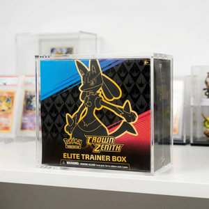 Étui <span class=keywords><strong>de</strong></span> présentation en acrylique moderne pour Pokémon ETB avec couvercle magnétique, pour boîte d'entraînement d'élite écologique pour jeu <span class=keywords><strong>de</strong></span> cartes à collectionner, avec résistance aux UV - Product Image 3