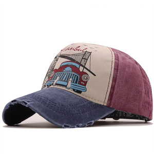 4 Stili di Cappellini da Baseball con Ricamo <span class=keywords><strong>Istanbul</strong></span>, in Cotone Lavato, Regolabili, Effetto Vissuto, per Uomini e Donne - Product Image 2