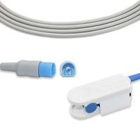 Capteurs de surveillance SpO2 réutilisables à clip pour doigt, sonde SpO2 médicale pour adulte à 8 broches, sans latex, fabrication OEM