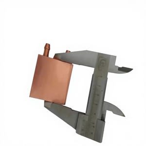 Bloc d'eau en cuivre pur 50x50mm, plaque froide de précision pour le <span class=keywords><strong>refroidissement</strong></span> de petites surfaces, refroidisseur liquide TEC <span class=keywords><strong>Peltier</strong></span> pour CPU et GPU - Product Image 4