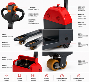 1.5 Ton Walkie Electric Pallet Jack Battery Powered Warehouse Pallet Truck for <b>Material</b> <b>Handling</b> - Product Image 5