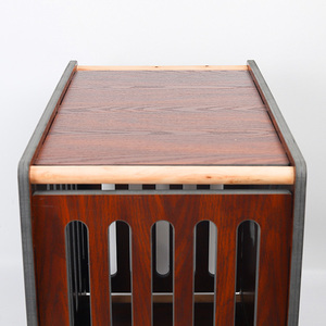 Su Geçirmez Çevre Dostu Nefes Alabilen Çıkarılabilir Yuvarlak Köpek Kulübesi Paletlerden Yapılmış Outback Kütük Kulübesi Evcil Hayvan Evi - Product Image 5