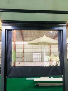 Persiana Enrollable <span class=keywords><strong>para</strong></span> Ventana al Aire Libre, Toldo Vertical a Prueba de Viento con Cremallera <span class=keywords><strong>para</strong></span> Balcón y Ventanas <span class=keywords><strong>Grandes</strong></span> - Product Image 3