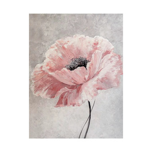 Hand Painted Oil Painting <b>Pink</b> Floral Art Large Wall Decor Living Room Sofa Background Abstract Style Home Decoration - Product Image 5