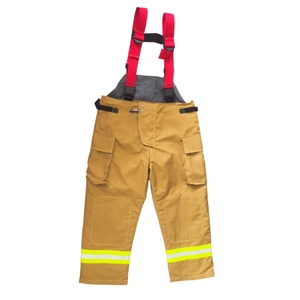 Traje de Bombero EN 469 OEM Ayon Khaki, Equipo de Protección contra Incendios de Aramida, Traje Resistente al Fuego para Bomberos, Rescate Estructural DRD, Rescate Rápido - Product Image 5
