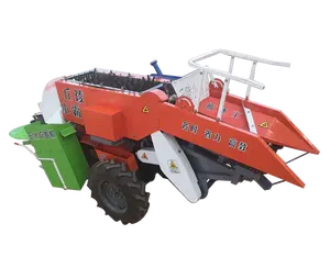 Mini harvester Farm machinery 15hp Diesel engine corn harvester