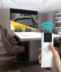 16:9 100&quot; In-<strong>ceiling</strong> Recessed Motorized Tab Tension Projection <strong>Screen</strong> Home Made <strong>Projector</strong> <strong>Screen</strong> with Remote - Product Image 2