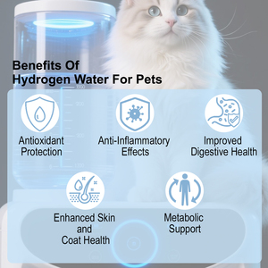 Comprimés d'hydrogène de soutien d'hydratation de chat-1500PPB Hydrogène moléculaire, aide à la digestion et à l'énergie - Product Image 3