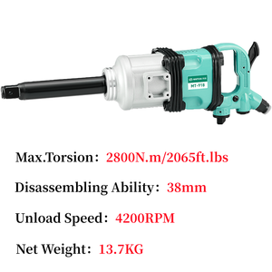 Clé à chocs <span class=keywords><strong>pneumatique</strong></span> professionnelle Maotian 918 à couple élevé 2800 N.m, compatible OEM/ODM, 4200 tr/min - Product Image 2
