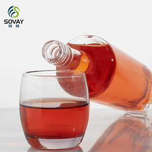 Botella de Vidrio Transparente de 500ml, 700ml, 750ml, Diseño Único Personalizado, Fabricada en China, para Licores, Ron, Tequila, <span class=keywords><strong>Vodka</strong></span> de Bayas de Junipa - Product Image 5