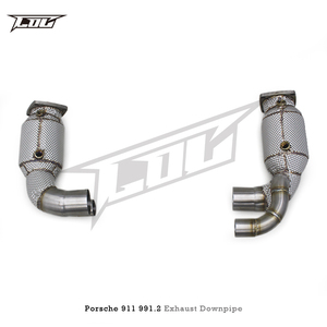 Tubo de escape Boska con catalizador para <span class=keywords><strong>Porsche</strong></span> 911 <span class=keywords><strong>991</strong></span>/<span class=keywords><strong>991</strong></span>.2 Carrera 3,0 + actualización tubos de escape de alta calidad - Product Image 3