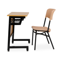 Ensemble Chaise et Bureau Scolaire Moderne, Confortable, Réglable, Écologique, en Bois, Durable, Ignifuge, Garantie 3 Ans