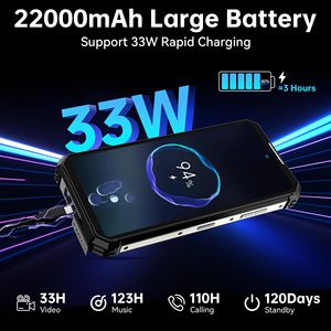 [Nhà Máy] Oukitel wp19 Pro 6.8 "120Hz 8GB + 256GB 22000mAh 64mp máy ảnh Helio G99 IP68 toàn cầu phiên bản telefono celulares với NFC - Product Image 5