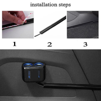 4 Uds. Funda de alambre para coche, cubierta de alambre oculta para coche, manga de línea, organizadores de Cable, Protector oculto de Cable, línea de Audio y vídeo USB