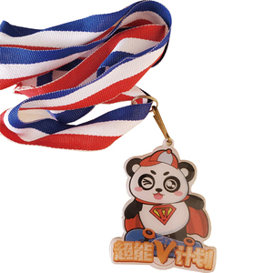 Cheap Wholesale Custom Miraculous Medals With Lanyards Gold Medal For Competition - Product Image 5