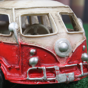 Modèle de voiture en résine fait à la main, bus de style britannique <span class=keywords><strong>Vintage</strong></span> - Product Image 5