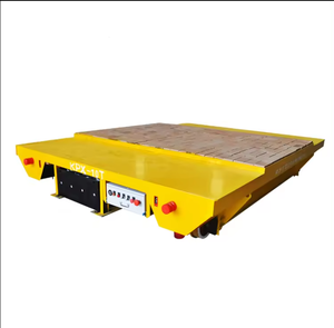 รถเข็นไฟฟ้าแบบไร้รางใหม่ 20 ตัน ใช้พลังงานแบตเตอรี่ ควบคุมด้วยรีโมท หมุนได้ 360 องศา สำหรับโรงงานผลิต - Product Image 5