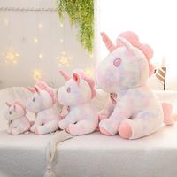 Peluche licorne arc-en-ciel douce et colorée pour enfants, jouet Kawaii en peluche, cheval licorne, cadeau Offre Spéciale