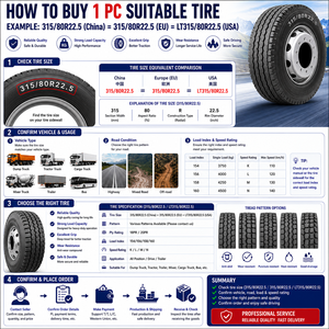 NOUVEAU PNEU RADIAL SANS CHAMBRE LT 295/80R22.5 EN PROMOTION POUR CAMIONS SINOTRUK HOWO SHACMAN FOTON AUMAN, CAMIONS DE TRANSPORT DE MARCHANDISES ET AUTOCARS - Product Image 6