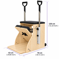 Chaise de Pilates ergonomique en érable, écologique, à haute tension, avec logo personnalisé, pour la stabilité et le fitness